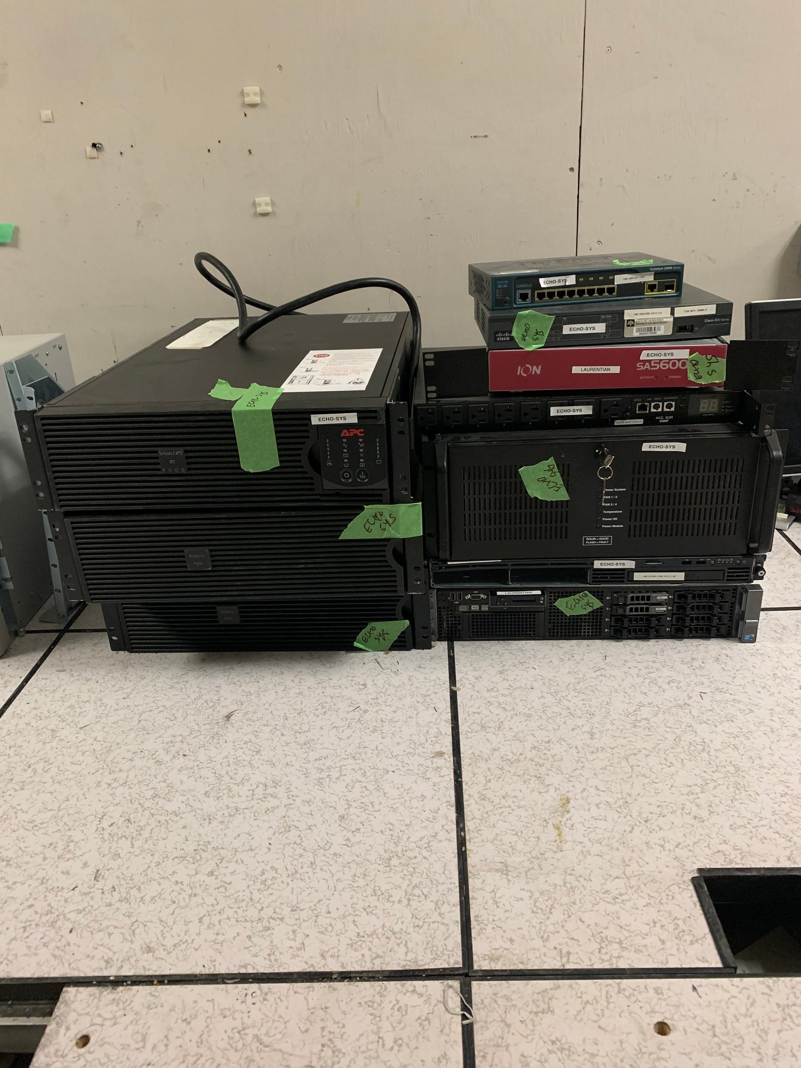 System and IT equipment relocations